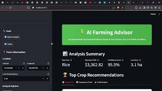 🌾 AI Farming Advisor Agent