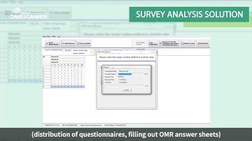 OMRSCANNER Introduction - OMR Software English sub.