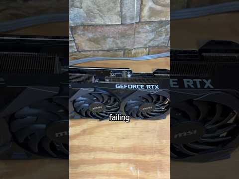 3080 Ti VENTUS black screen problem in an iBuyPower #gaming #pc #technology #shorts #tech