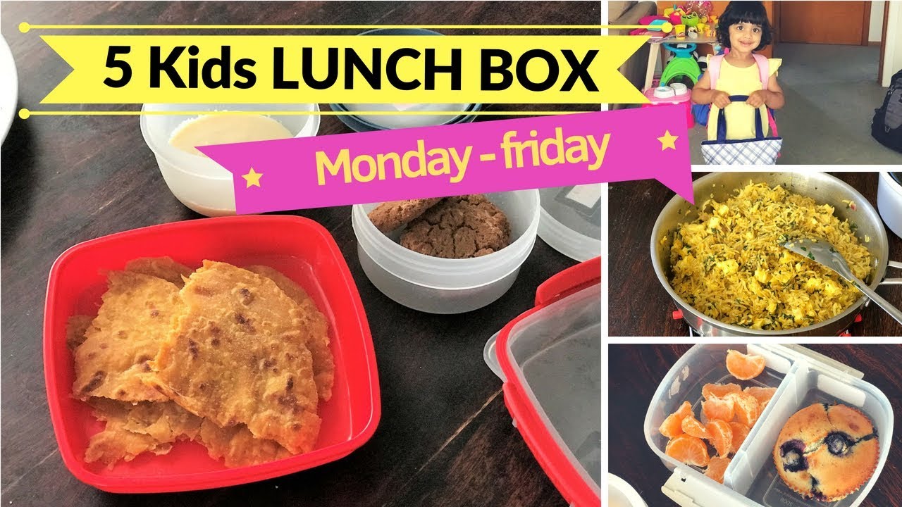 5 Kids LUNCH BOX Ideas For Monday To Friday Healthy Lunchbox 5 Kids LUNCH BOX Ideas For Monday To Friday Healthy Lunchbox