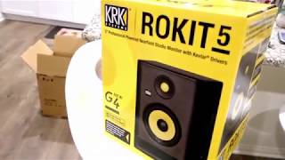 KRK Rokit 5 G4 Studio Monitors (Unboxing) screenshot 2