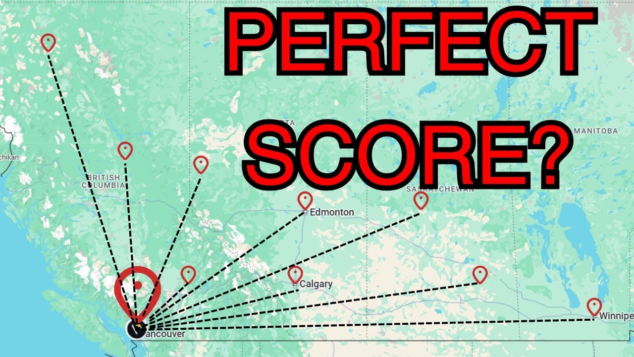 TRYING FOR A PERFECT 25K IN GEOGUESSR CANADA ONLY. - YouTube