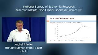 2018, Global Financial Crisis @ 10, Andrei Shleifer, 