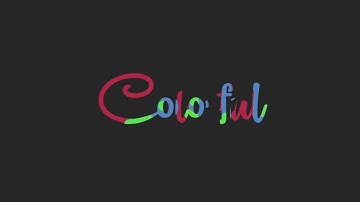 Colorful Logo Animation Tutorial   After Effects   No Third Party Plugin