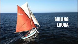 What an adventure! Sailing aboard a 1908 GaffRigged Classic Morecambe Bay Prawner Sailboat in Wales