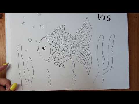 Video: Hoe Teken Je Een Vis?