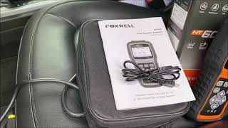 FOXWELL NT604 OBD2 Scanner 4 System Code Reader Check Review, Do diagnostics on your vehicle like th