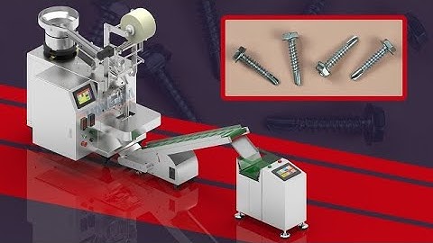 Hardware Fastener Sorting Packing Machine for Screw