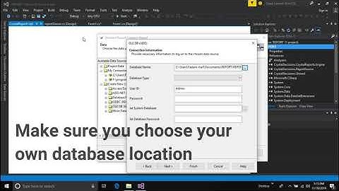 How to Create Crystal Report in C# 2020
