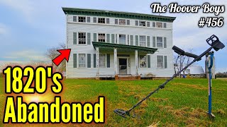 Metal Detecting an OLD Abandoned 1820's Farm for LOST COINS