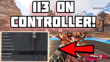 Scout of action - 113 CONTROLLER! With BEST Settings (Apex Legends)