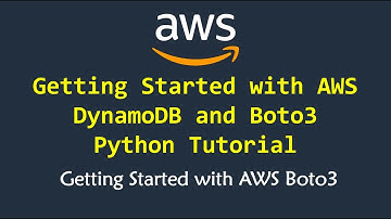 AWS Boto3 Python Crash Course with AWS DynamoDB in Python Crash Course Tutorial