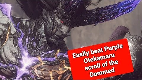 Nioh 2 Build OP SPLITSTAFF KASHA BUILD  Scroll of the Dammed  easily beat Purple Otekemaru