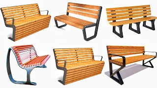 100+ Modern Outdoor Bench | Steel &amp; Wood Design ideas 2021