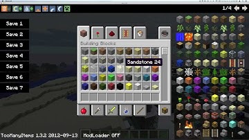 How to Install The Too Many Items Mod for Minecraft Mac