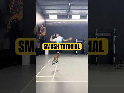 Decoding the basic badminton smash #badminton #badmintontraining