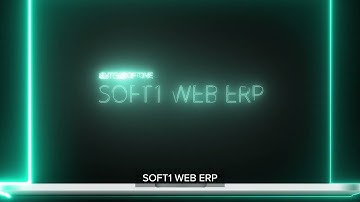 SOFT1 WEB ERP Video - Short version #1