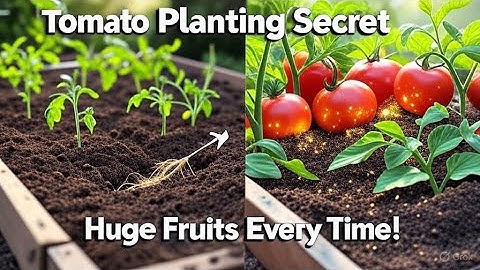 Never Plant Tomatoes Without These Methods And Get Large Fruits