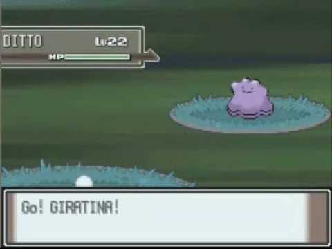How To Catch Ditto In Pokemon Platinum Youtube