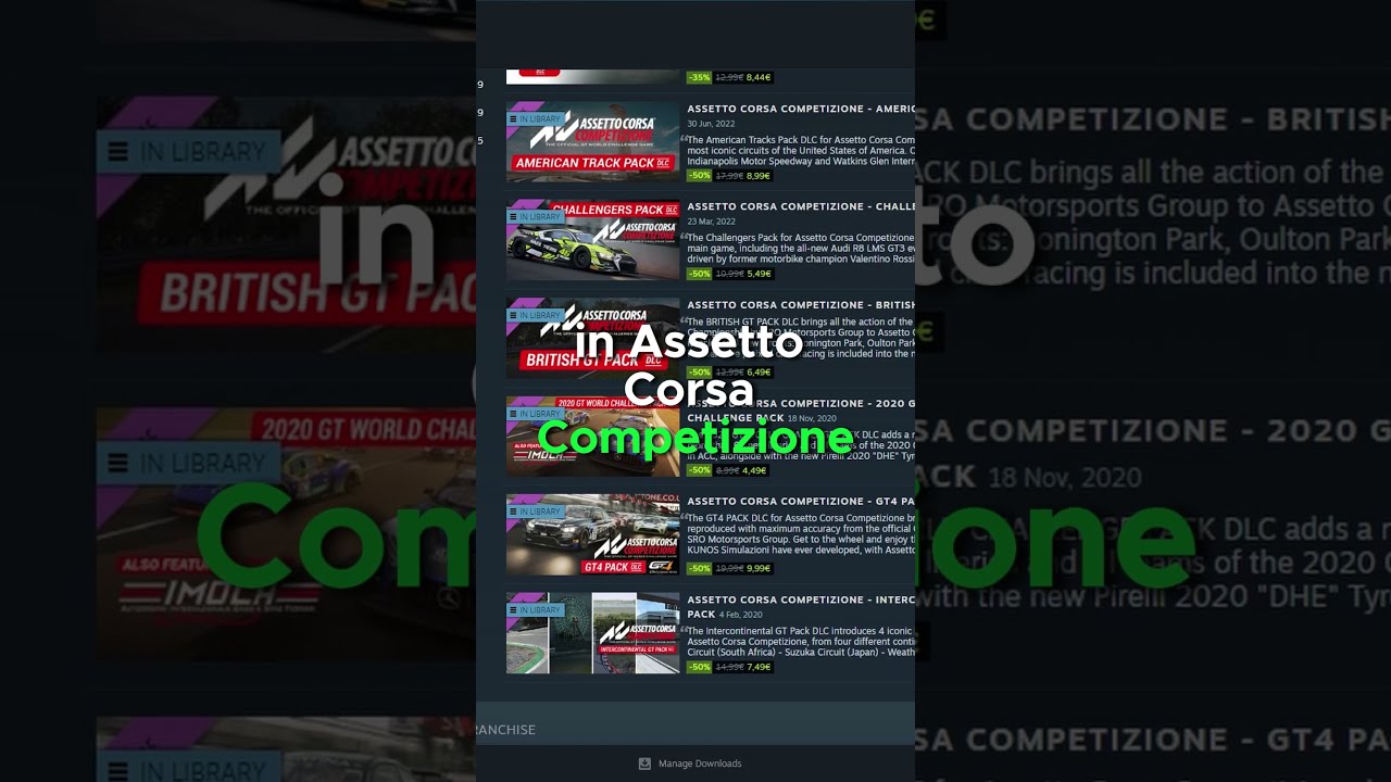 The Best DLC Of Assetto Corsa Competizione 