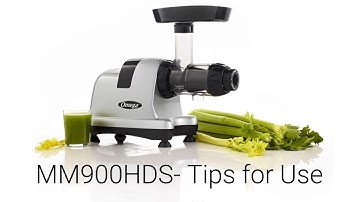 Omega MM900HDS Tips for Use