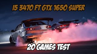 i5 3470 + Geforce GTX 1650 Super Test in 20 Games