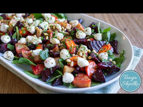Полезный Салат с Запечёнными Овощами и сыром | Roasted Vegetable Salad