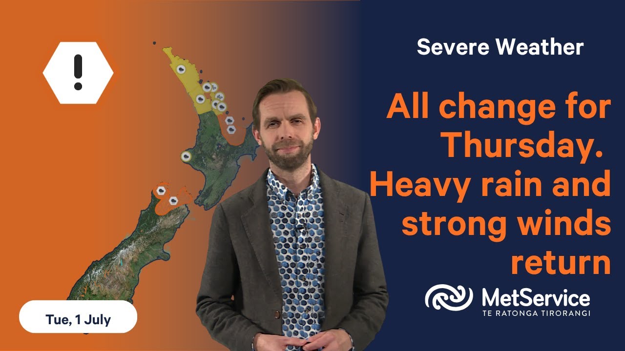 NZ Severe Weather Update - Tuesday 1st July 2025 - YouTube