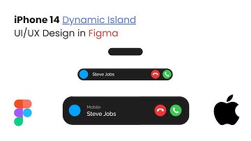 iPhone 14 dynamic island UI/UX Design in Figma | JA Tech Official | HD 1080p
