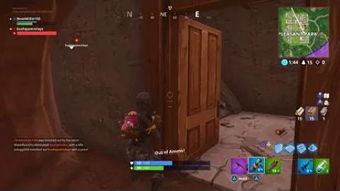 Squeaker cries after trolling him, twice (Fortnite)