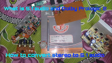 Theory of 5.1 audio, Dolby Prologic 2, etc and how to convert stereo to 5.1 surround sound DIY