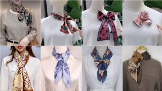 Chic Ideas to Tie Your Hermes, Scarves and Bandanas Silk Scarf Tying Tutorial for Women