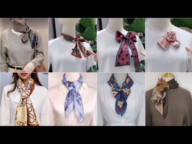 How to tie a silk scarf — Trove Fashion