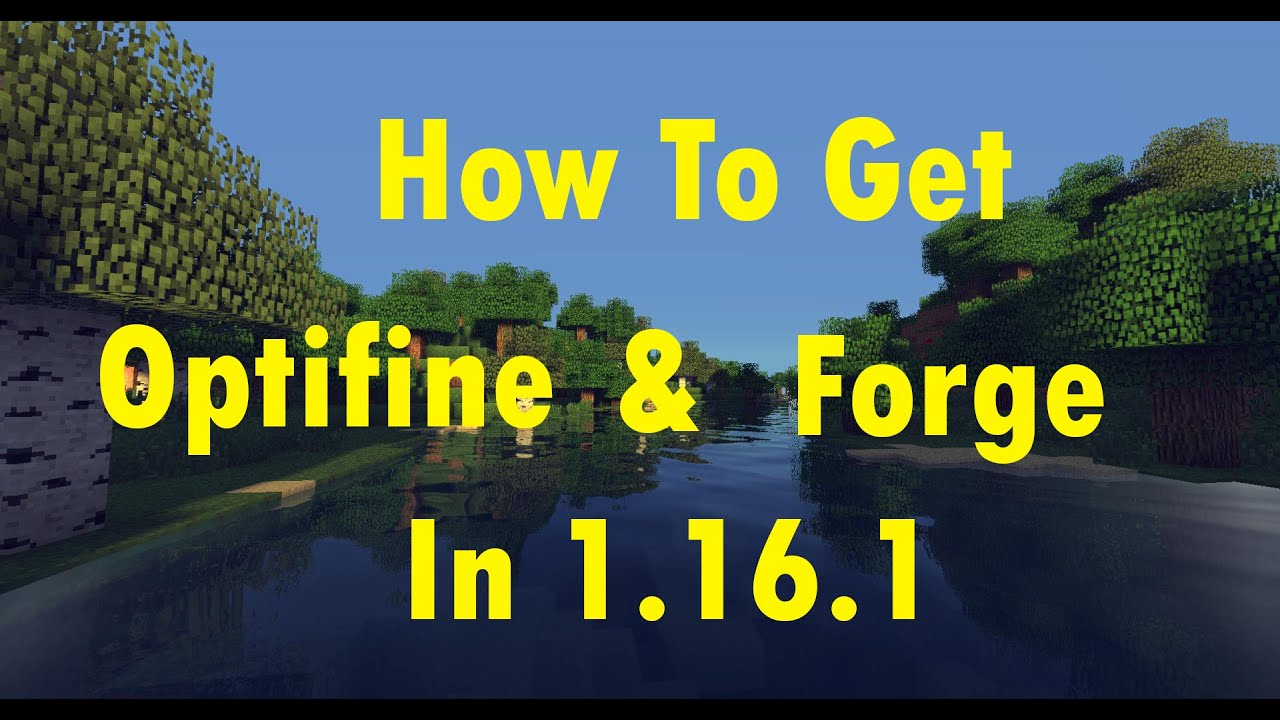 How to Get Optifine AND Forge In Minecraft 1.16.1!!!