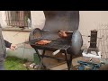 Barbecue ballon d eau chaude tourne broche Georges et toto