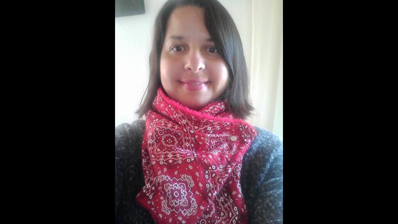 gola inverno em tecido