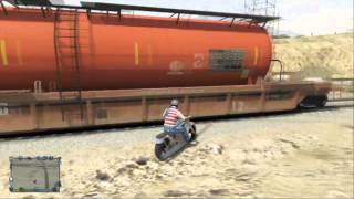 GTA V 2 Trains Spawn Glitch (Xbox 360)