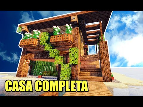 Minecraft: COMO FAZER UMA CASA DE MADEIRA!! ‹ Manyzão#2Milhões › 