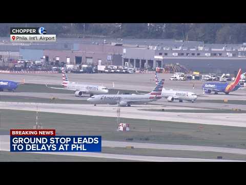 Ground stop at Philadelphia International Airport due to equipment outage