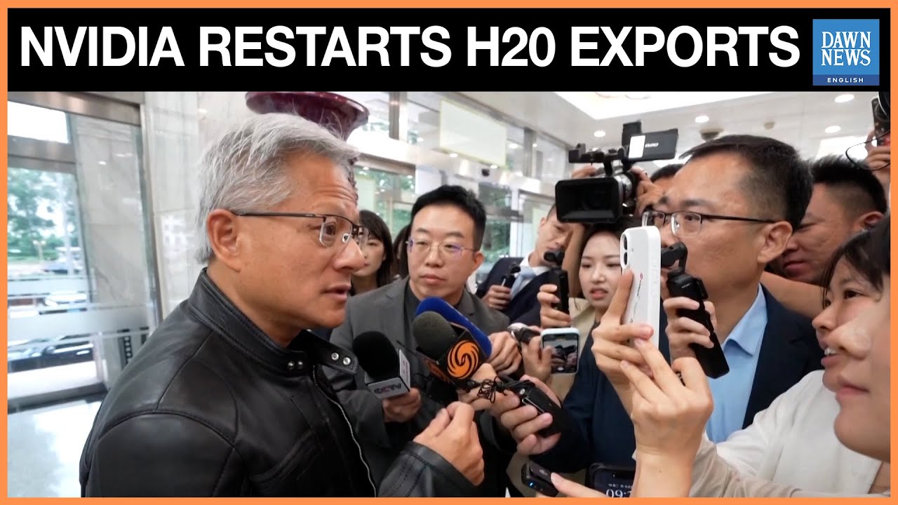 Nvidia Restarts H20 AI Chip Sales to China | Dawn News English - YouTube