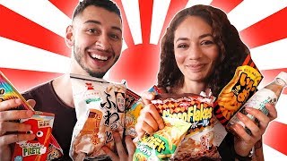 JAPANESE CANDY TASTE TEST! Tokyo Treats Unboxing Snacks