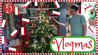 Vlogmas Day 5 | Decorating our Christmas Tree | KrispySmore | December 2017