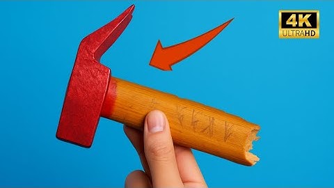 Crazy DIY Hack: Fix a Broken Hammer? Nope… Upgrade It!