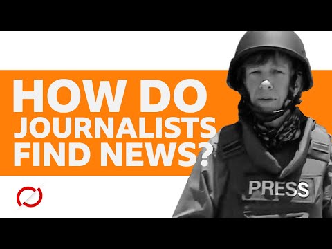 How journalists find the news – BBC My World