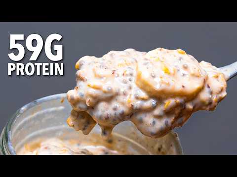 Banana Cream Protein Overnight Oats