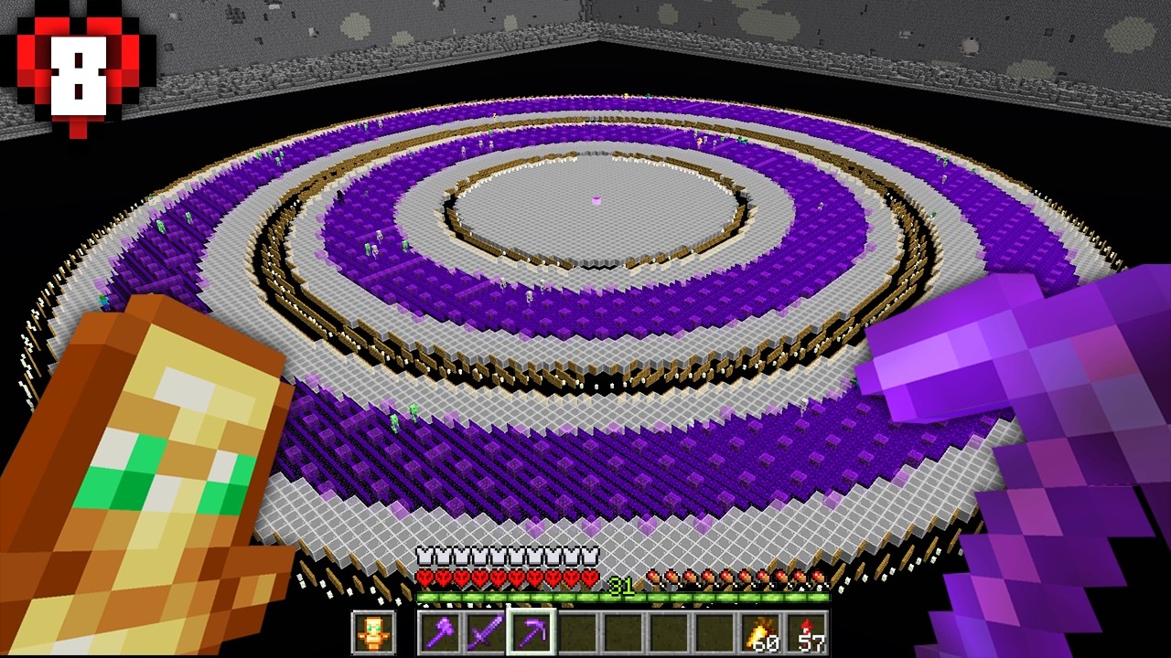 Minecraft'ın En BÜYÜK Farmını Yaptım | Hardcore 8