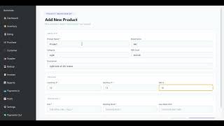 Automate Billing Software Guide | How to add a product in the Automate software