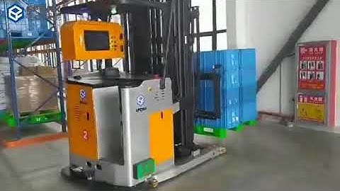 Three way stacker forklift AGV