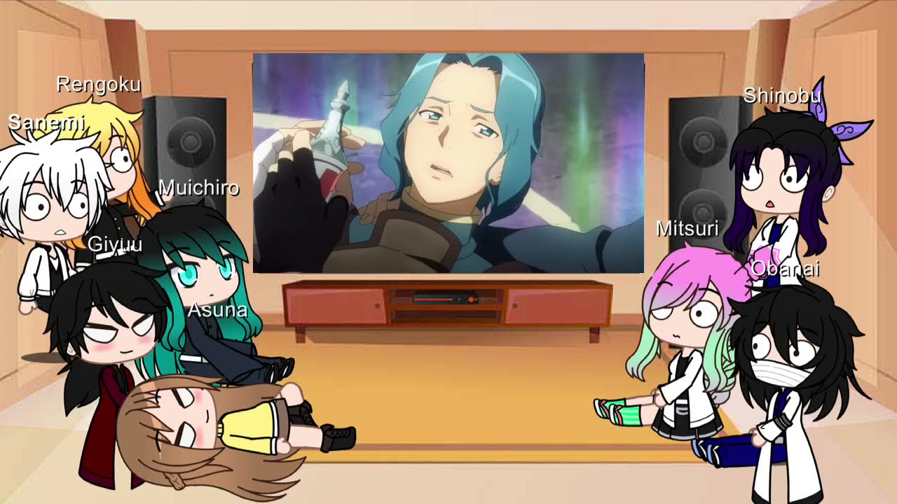 Hashira react to Giyuu as kirito [Demon Slayer]