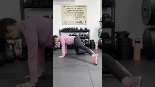 workout demo - glute side taps